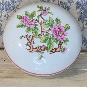 Vintage Elizabeth Arden Powder Bowl Floral Trinket Box